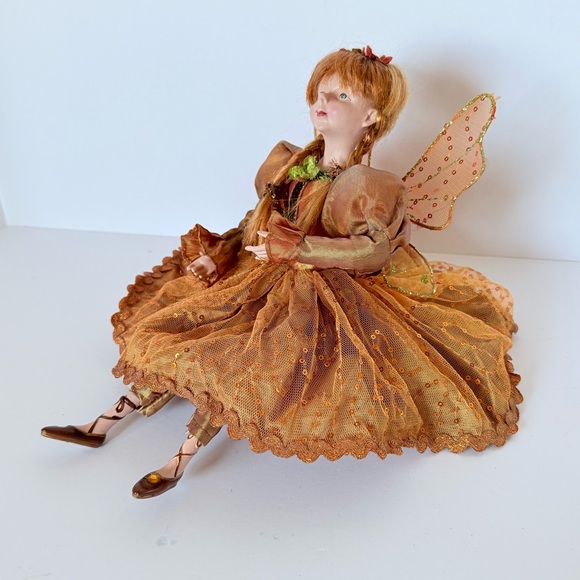 Winward Holidays Autumn Leaves Fairy Pixie Doll Katherine’s Coll 14” Posable - Picture 2 of 14